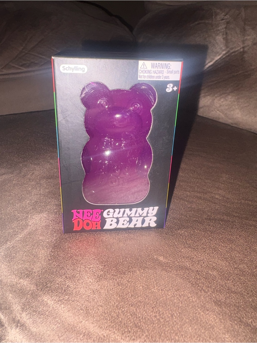 NEW!! NeeDoh Purple Gummy Bear in the box unopened